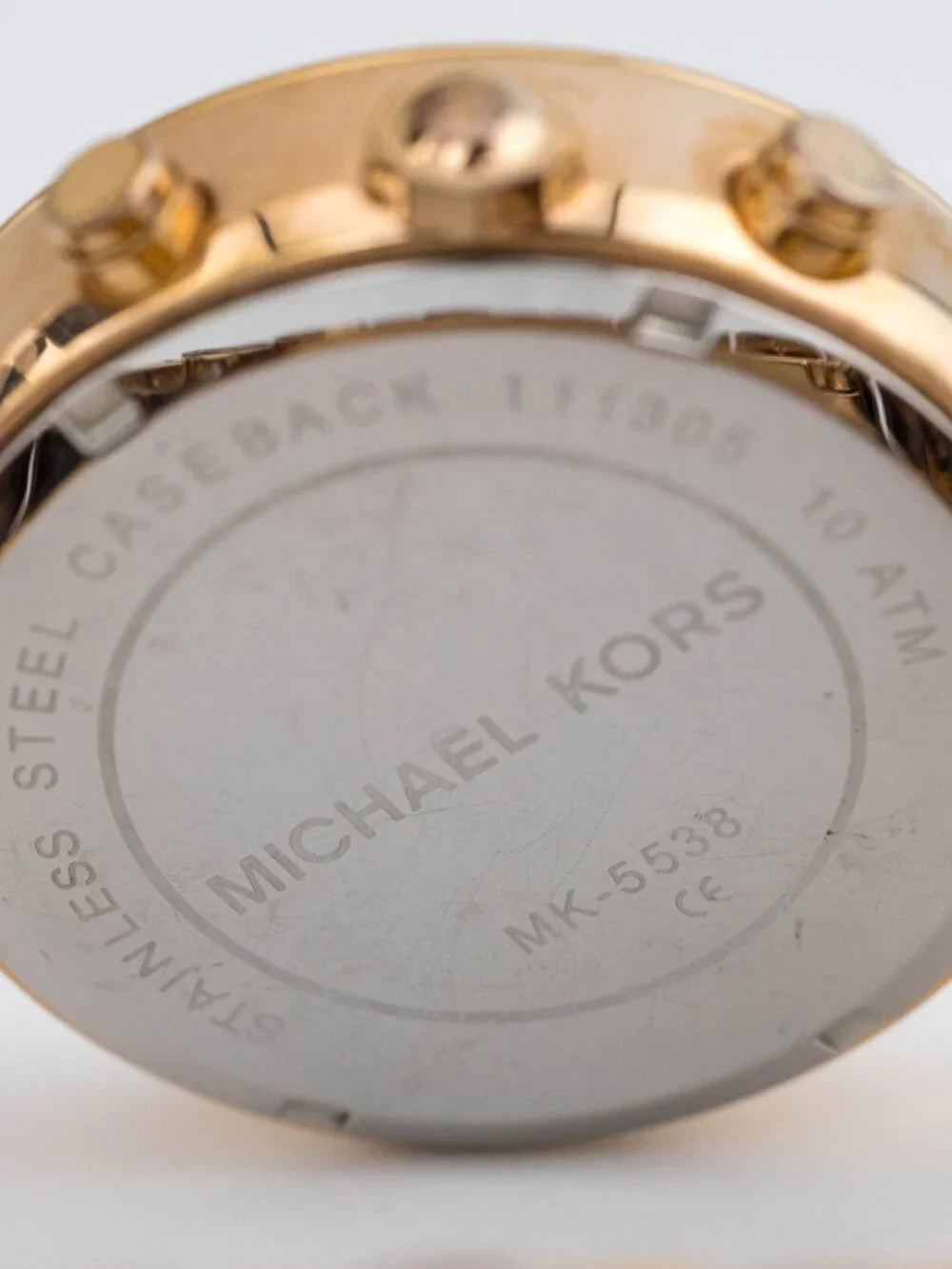 Michael Kors MK5538 Parker Rose Gold Quartz Analog Women's Watch New Battery